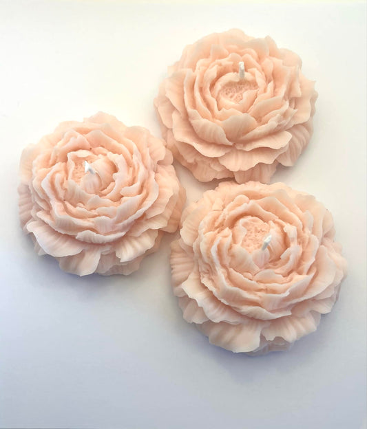 Rose Soy Candle – Handmade Floral Scented Candle
